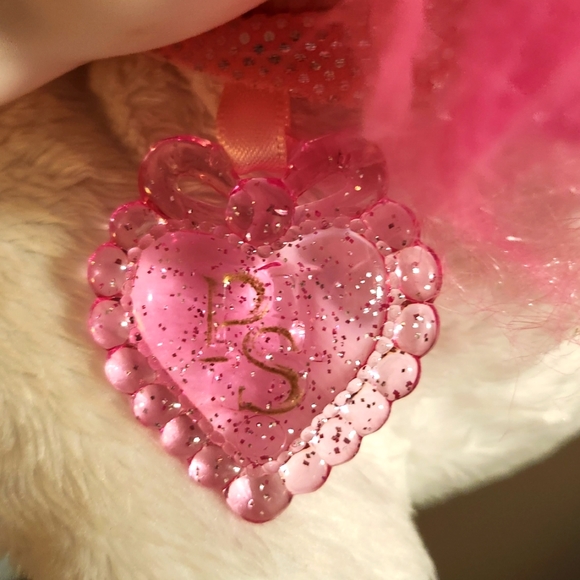 Puppy Surprise "Popcorn Mandy" Stuffed Animal White & Pink - Picture 9 of 10